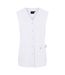 Womens/ladies Essential Sleeveless Work Tunic White Karlowsky-1