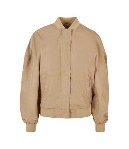 Blouson D'aviateur Femme Beige Urban Classics
