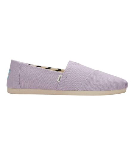 Womens/ladies Alpargata Classic Espadrilles Purple Toms