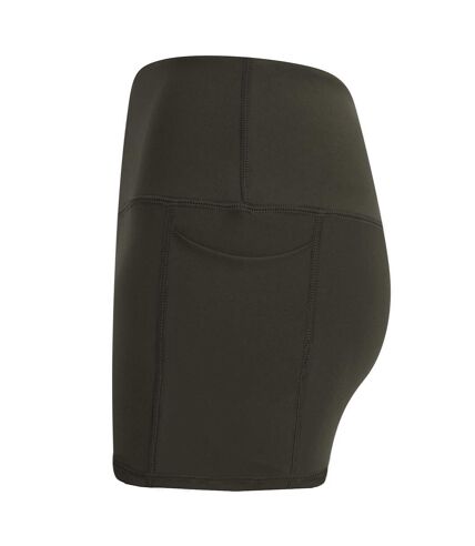 Tombo Womens/Ladies Pocket Shorts (Olive Green)