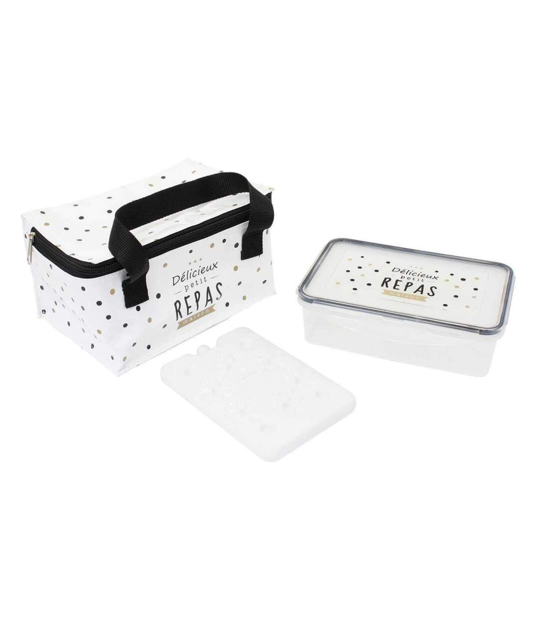 Set lunch bag avec boite de conservation 1.8 litres Chloé Délicieux petit repas-1