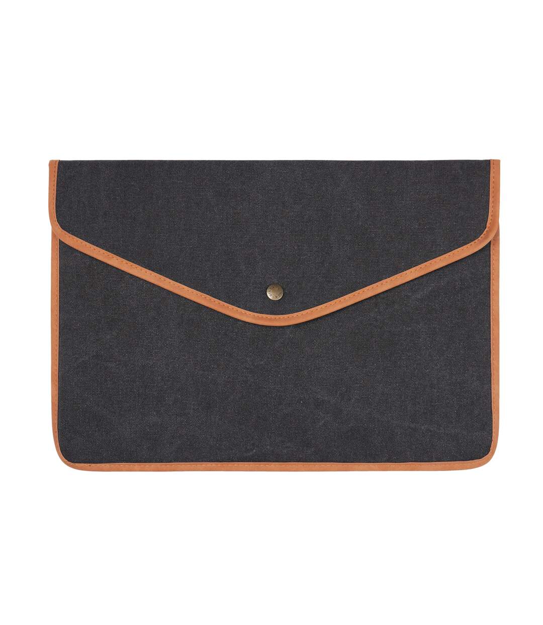 Bosler canvas recycled laptop sleeve one size black Vinga-1