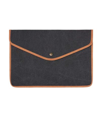 Bosler canvas recycled laptop sleeve one size black Vinga