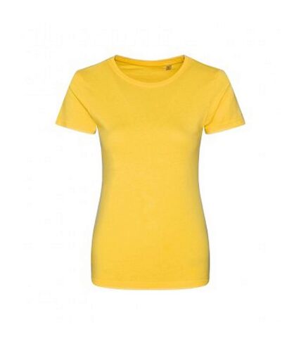 Ecologie Womens/Ladies Organic Cascades T-Shirt (Sun Yellow) - UTPC3191