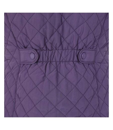 Doudoune Sans Manches Motif/style Matelassé Femme Bordeaux Lazy Jacks