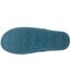 Isotoner Chaussons Mules ouvertes femme velours, plateforme 3,5 cm-5