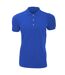 Polo À Manches Courtes En Stretch Pour Hommes Bleu Roi Russell-3