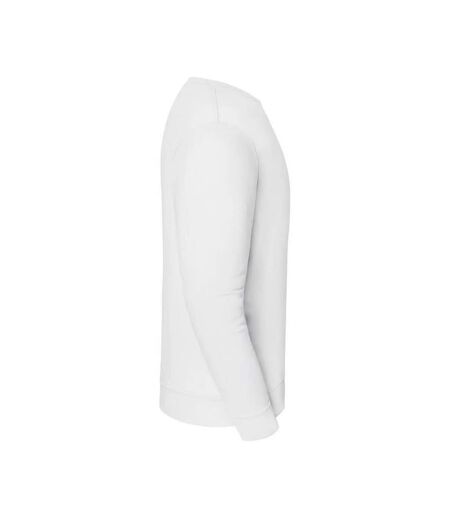 Sweat Uni Col Ars-du-cou Iconic Premium Homme Blanc Fruit Of The Loom