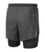 Mens Tech Race Twin Shorts Black Ronhill-2