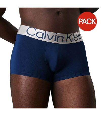 Pack Of 3  Mens Low Rise Boxer Shorts  Multicoloured Calvin Klein