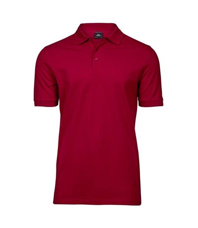 Polo manches courtes - Homme - 1405 - rouge deep
