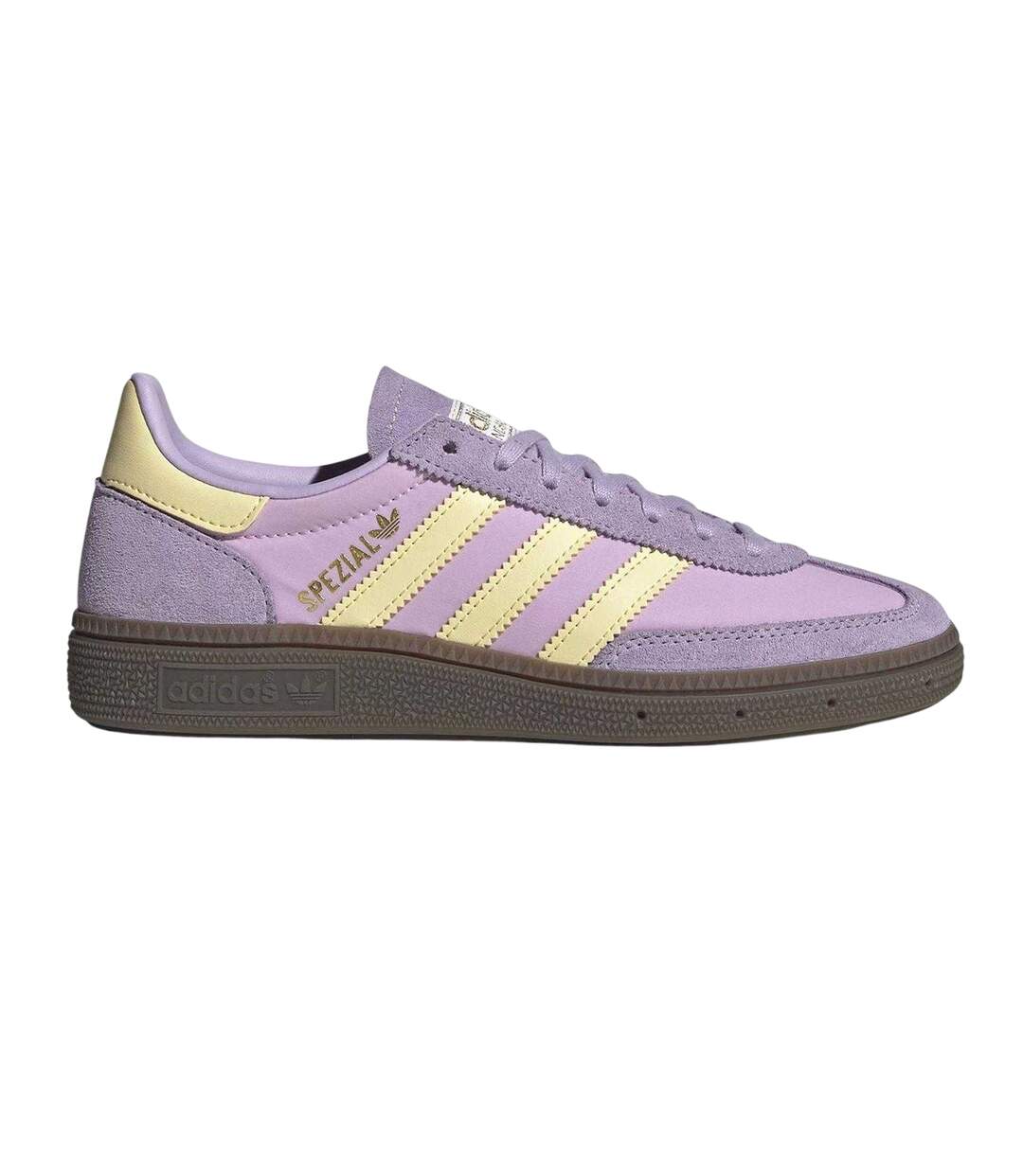 Baskets Handball Spezial Enfant Lilas Jaune Adidas-1