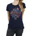 Disney - T-shirt COCO TREE PATTERN - Femme (Bleu marine) - UTBI14325-3