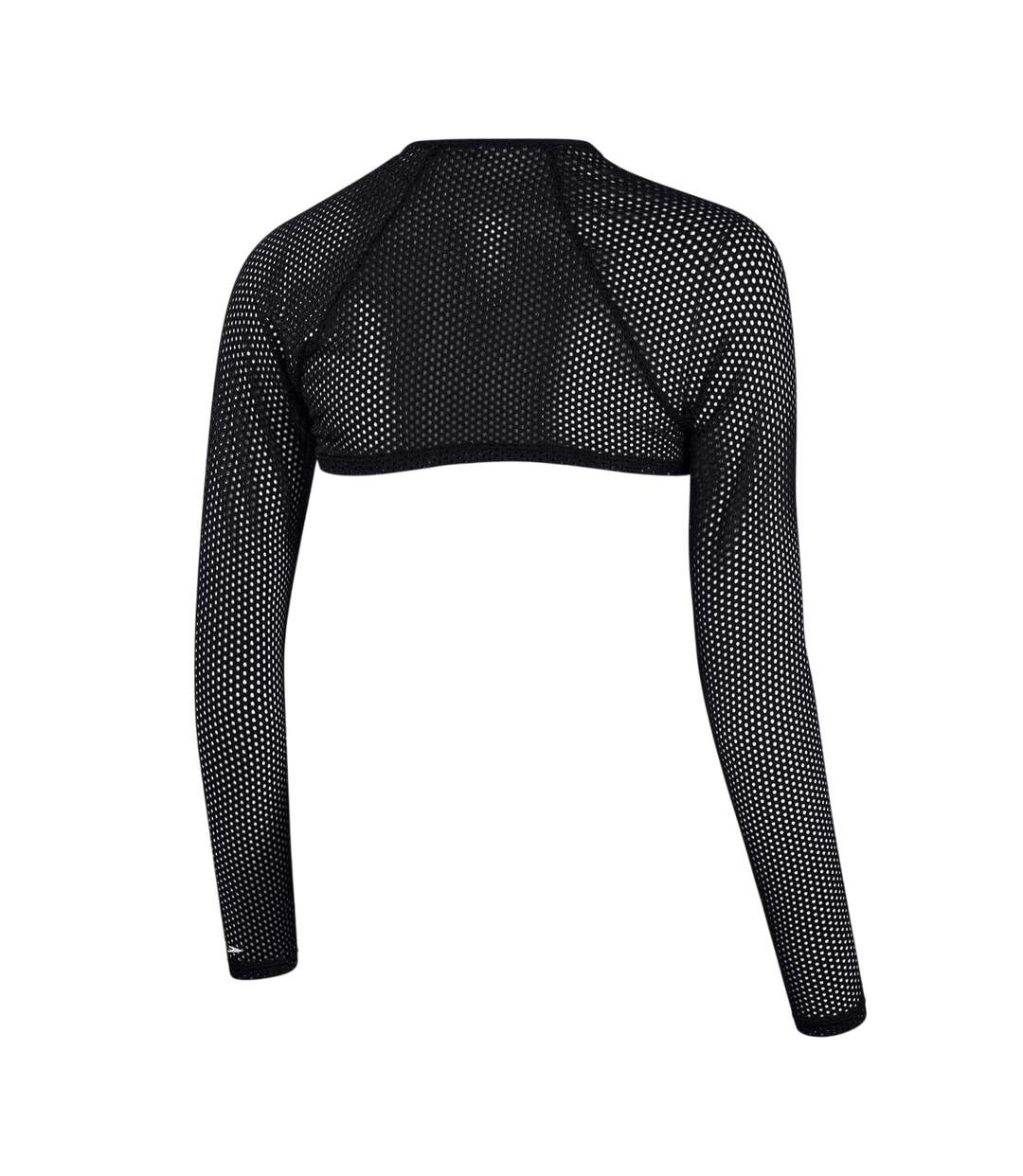 Womens/ladies Mesh Performance Crop Top Multicoloured Speedo-3
