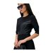 Robe Mi-longue Motif/style Asymétrique Dezona Femme Noir Boss-4
