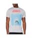 T-Shirt gris homme jaws movie poster-1