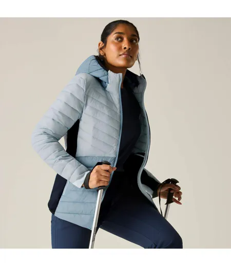 Veste Hybride Leedre Femme Bleu Ciel Vieux Bleu Bleu Marine Regatta
