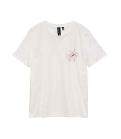 T-shirt Blanc Femme Vero Moda Julia - L