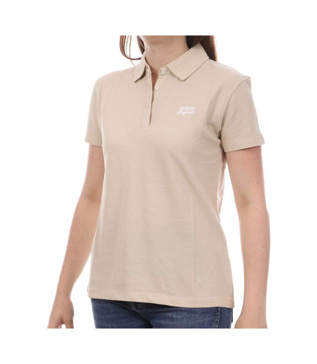 Polo Beige Femme Lee cooper Omara - XS-1