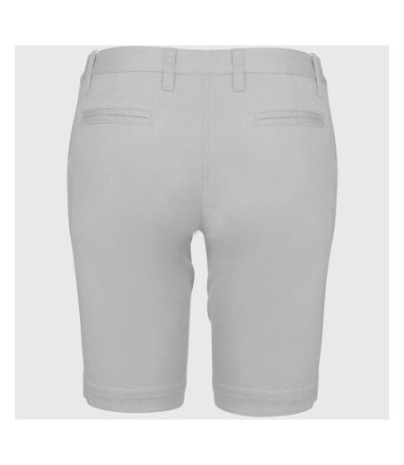 Kariban Womens/Ladies Chino Bermuda Shorts (White) - UTPC3411