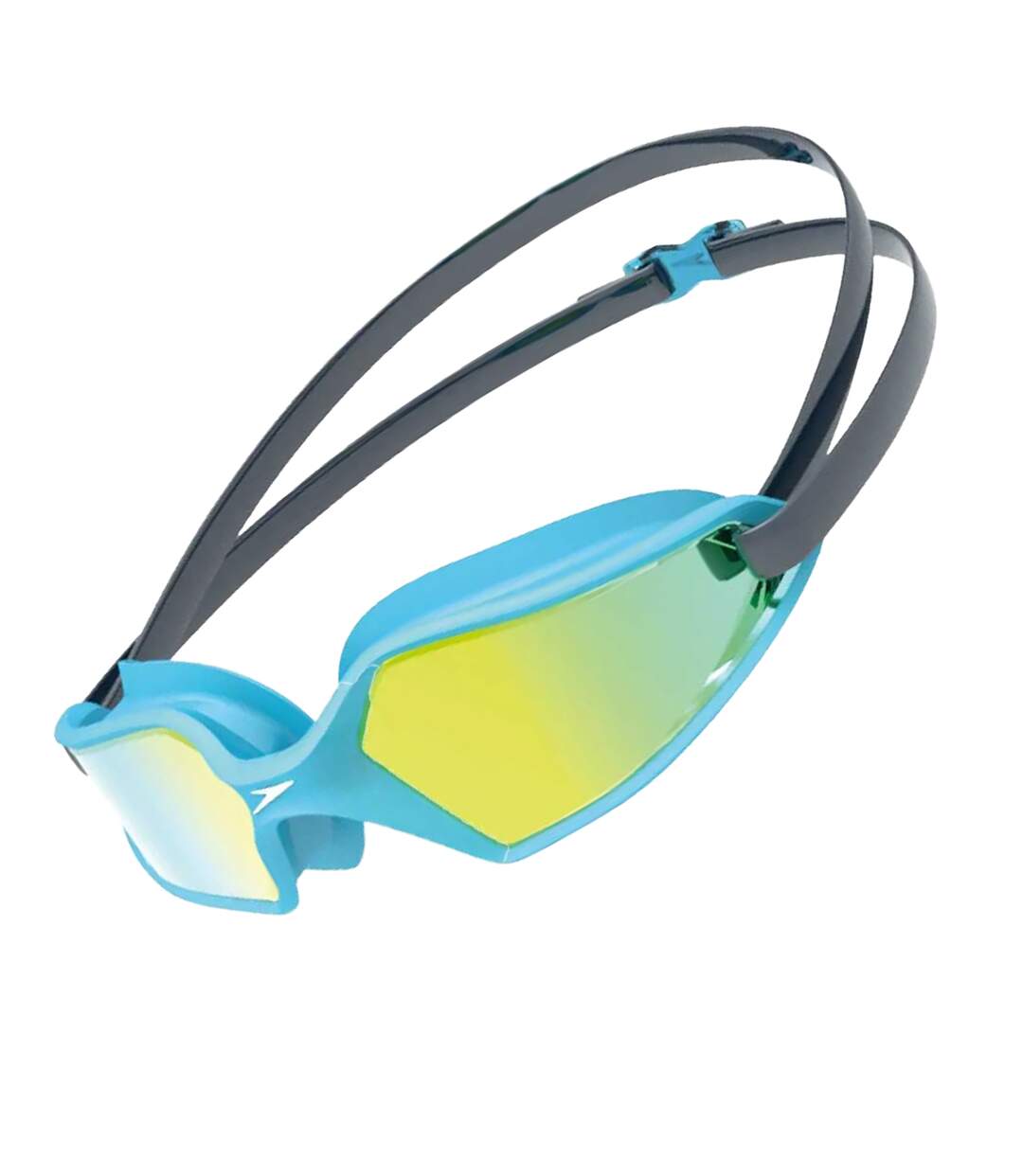 Lunettes De Natation Hydropulse Enfant Bleu Marine Jaune Or Speedo-2
