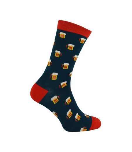Mr. Heron - Chaussettes Hommes Fantaisie Rayées | Chaussettes Doux Respirant
