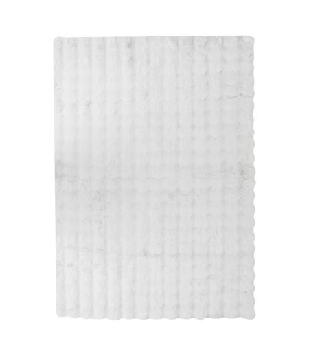 Tapis Imitation Fourrure 3D Zephy 120x170cm Blanc