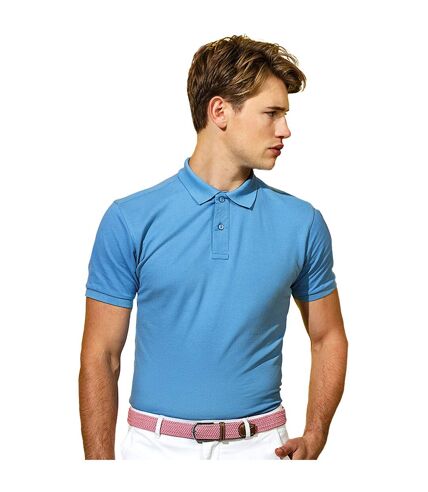 Asquith & Fox Mens Plain Short Sleeve Polo Shirt (Turquoise) - UTRW3471
