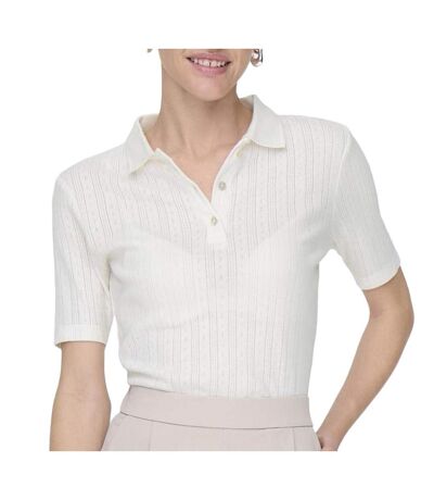 Polo ecru femme jdy salsa - l