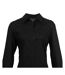 Womens/ladies Signature Oxford Long-sleeved Shirt Black Premier-2