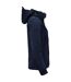 Womens/ladies Skeleton Soft Shell Jacket Dark Navy Printer-4