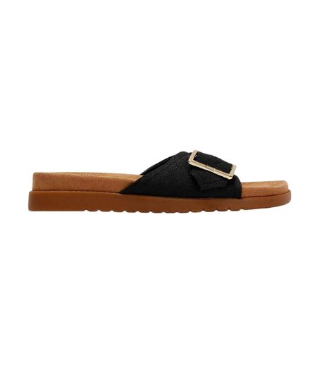 Womens/ladies Marin Sliders Black Toms