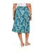 Jupe Mi-longue Motif/style Tropical Femme Vert Feuille Brave Soul-3