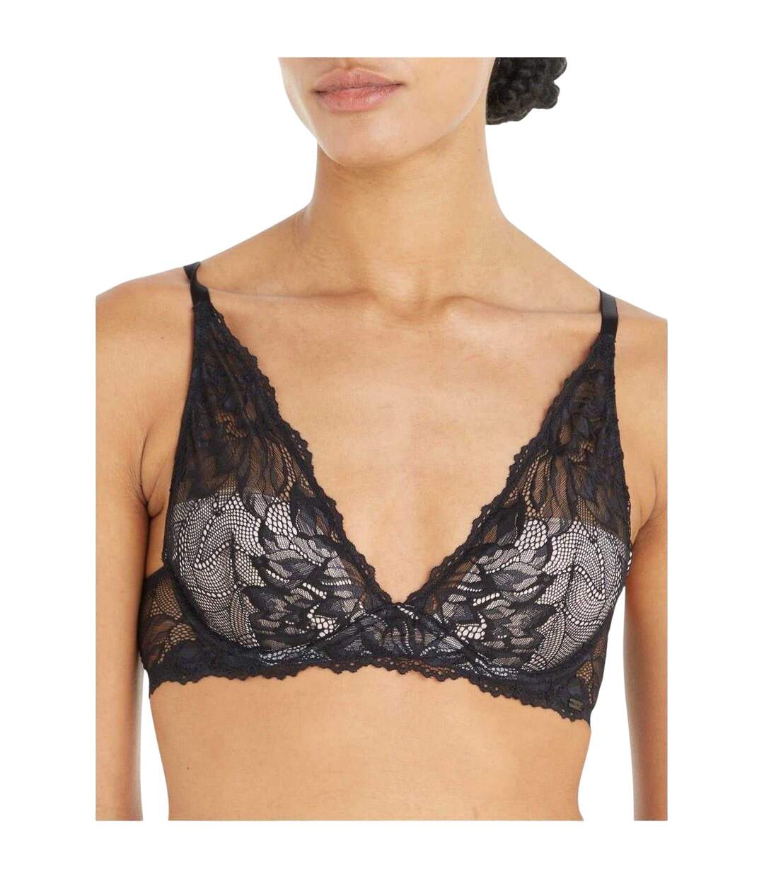Soutien-gorge Motif/style Floral Femme Noir Calvin Klein-4
