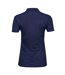 Womens/ladies luxury stretch polo shirt navy Tee Jays