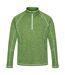 Regatta Mens Yonder Quick Dry Moisture Wicking Half Zip Fleece Jacket (Jasmine Green) - UTRG3786