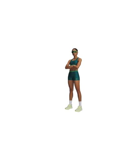 Womens/ladies Heatgear Shorts Green Heather Green Under Armour