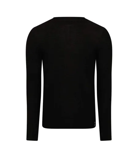 Mens Long-sleeved Pullover Black Replay