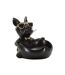 Vide-Poche Statuette Chien Dog Ball 20cm Noir-1