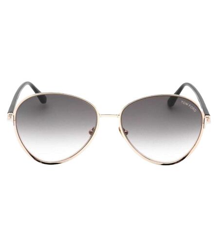 Womens/ladies Rio Sunglasses One Size Rose Gold Smoke Grey Tom Ford