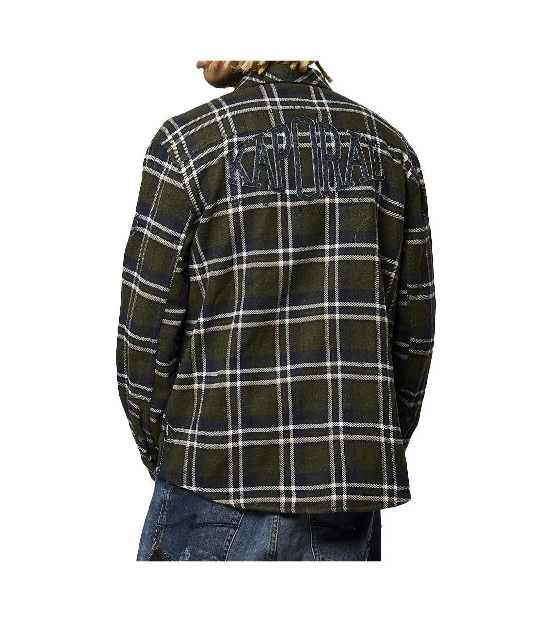 Chemise kaki/marine homme kaporal atar-2