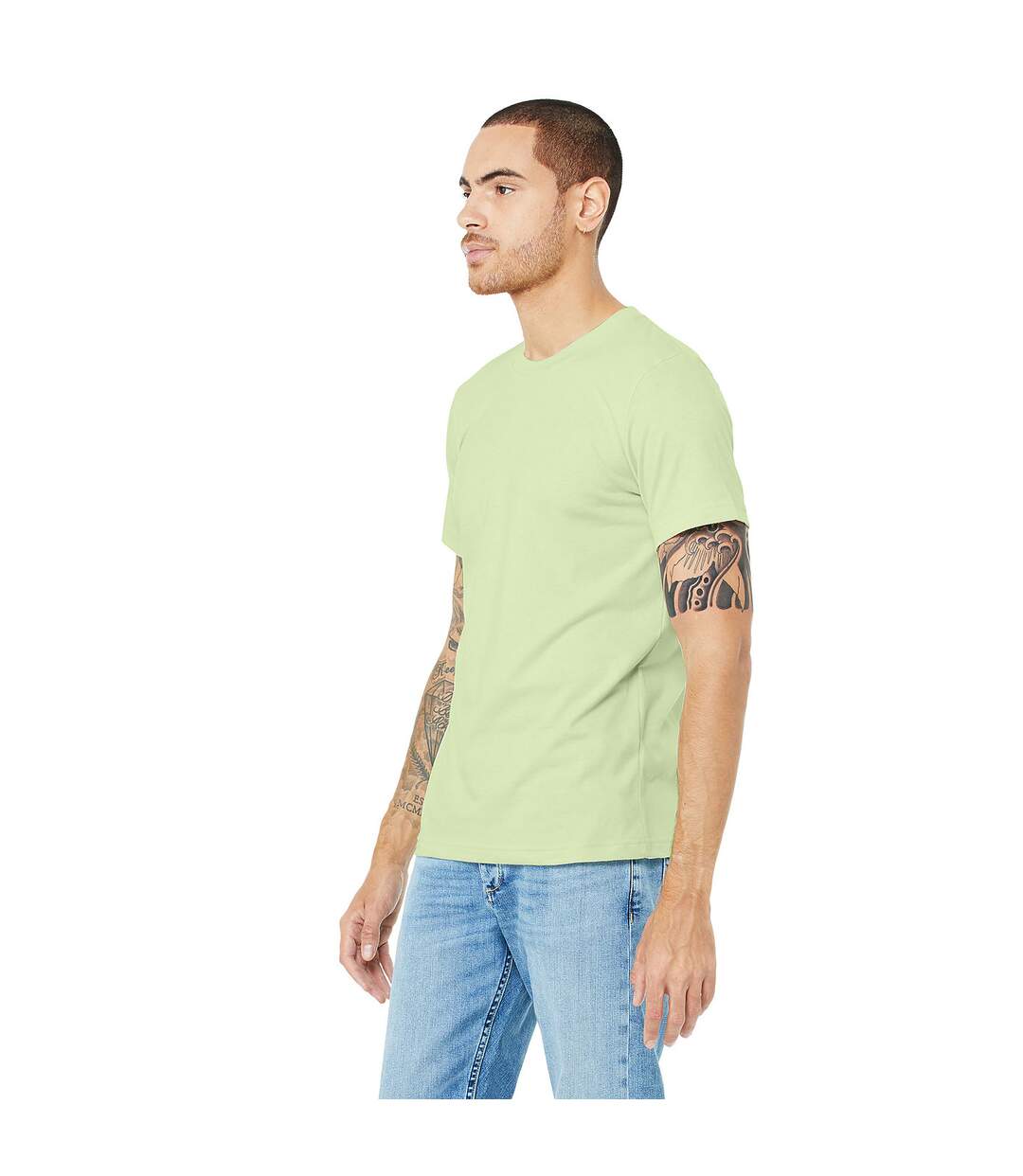 T-shirt Adulte Vert Printemps Bella + Canvas-4