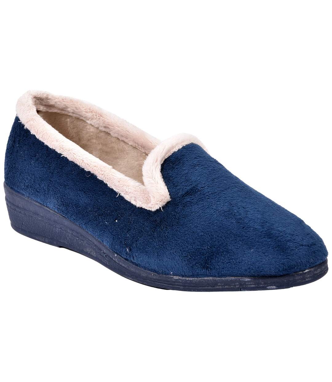 CHARENTAISE Femme Pantoufle PREMIUM 262 SUAPEL BLEU-1