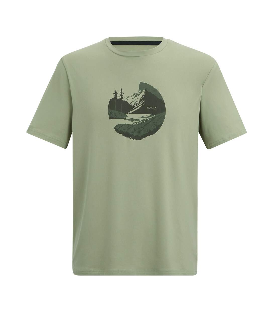 T-shirt Motif/style Coucher De Soleil Fingal Homme Vert Pâle Regatta-2