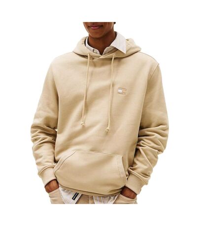 Sweat à capuche beige homme tommy hilfiger tjm reg badge - l