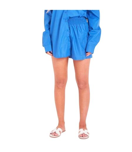 Short De Course Femme Bleu Foncé Missy Empire