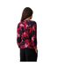 Womens/ladies Chiara V Neck Regular Blouse Blackout Multicoloured French Connection-3