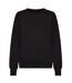 Awdis Womens/Ladies Sweatshirt (Deep Black) - UTRW8273