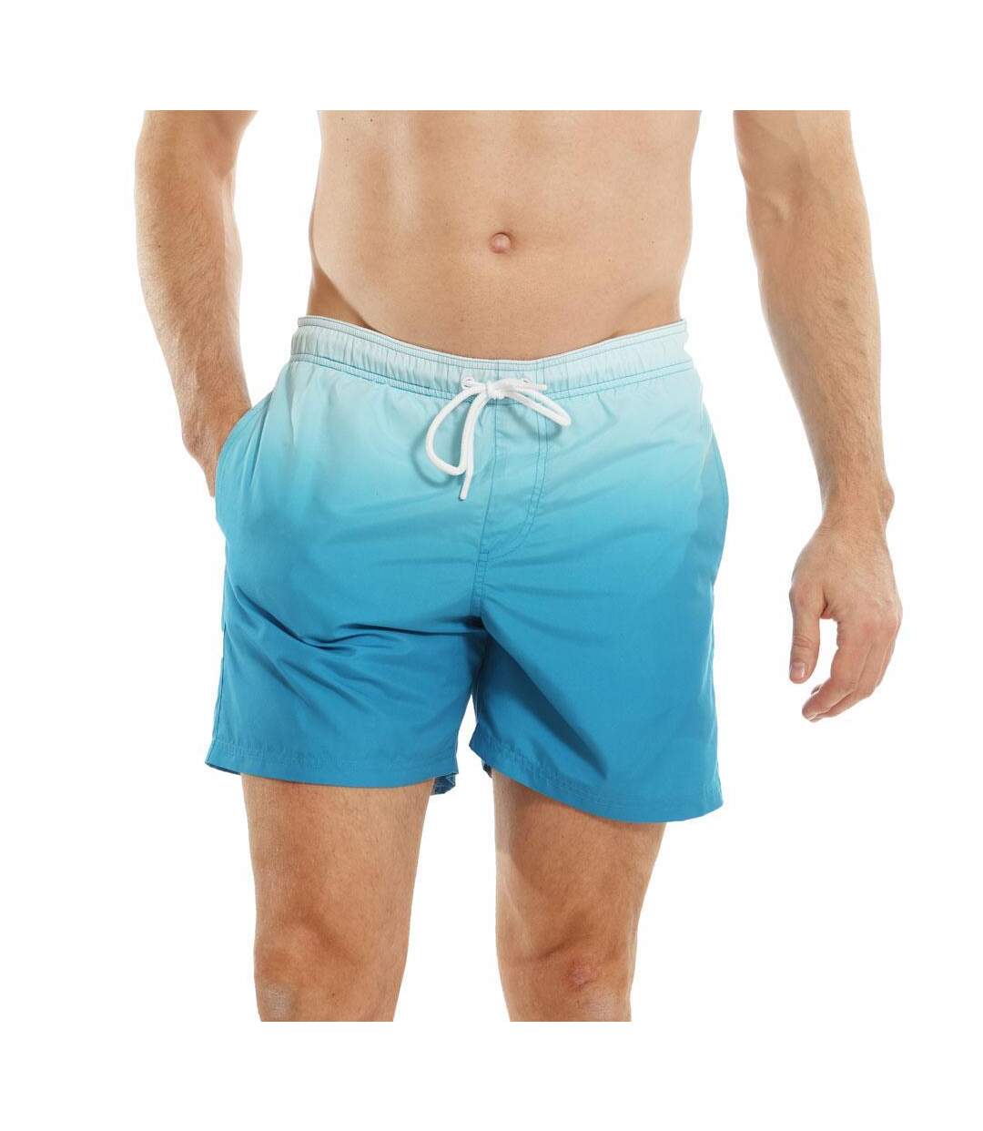 Mens dip dye swim shorts blue RIPT Essentials