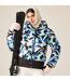 Womens/ladies Glitz Ii Abstract Padded Jacket Elysium Blue Dare 2B-1